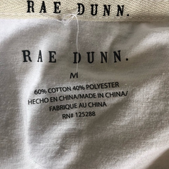 Rae Dunn Sz M “Baseball Mom” ⚾️❤️ Cotton Blend Tee - Picture 2 of 2